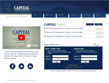 Tablet Screenshot of capitalpremium.net